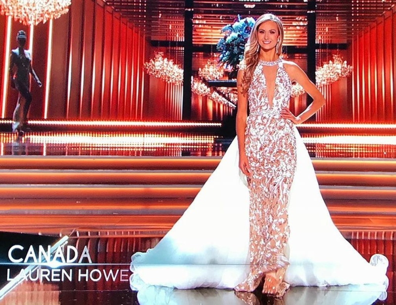 Miss Universe Canada Lauren Howe makes Top 10 at the Miss Universe pageant in Las Vegas. (Miss Universe Canada / Facebook)