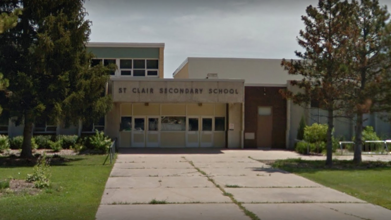 St. Clair Secondary in Sarnia (Google)