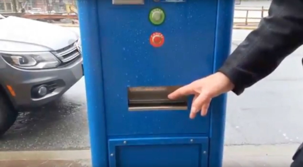 parking ticket dispenser