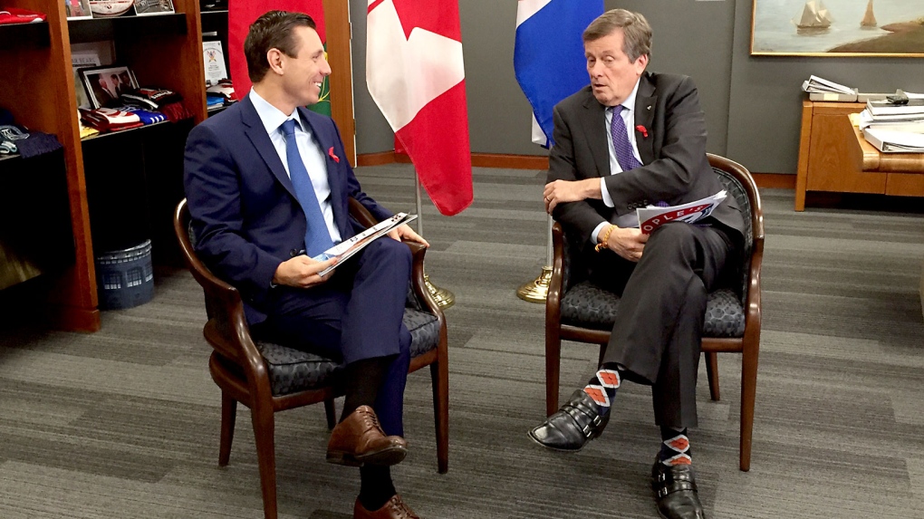 Tory meets with Patrick Brown in Toronto