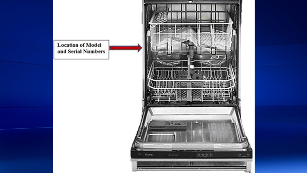 Viking dishwasher recall