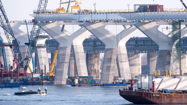 Image result for montreal bridge construction