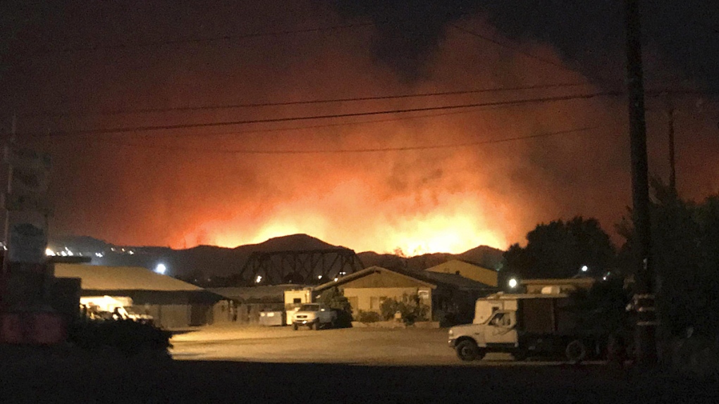 Wildfire in Santa Paula, Calif.