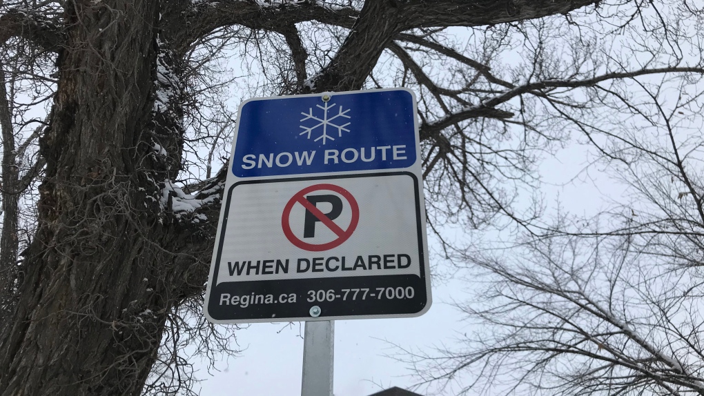 Regina snow route