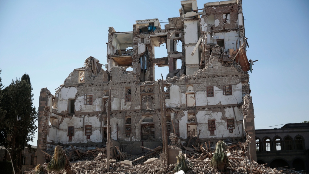 Yemen's damaged palace