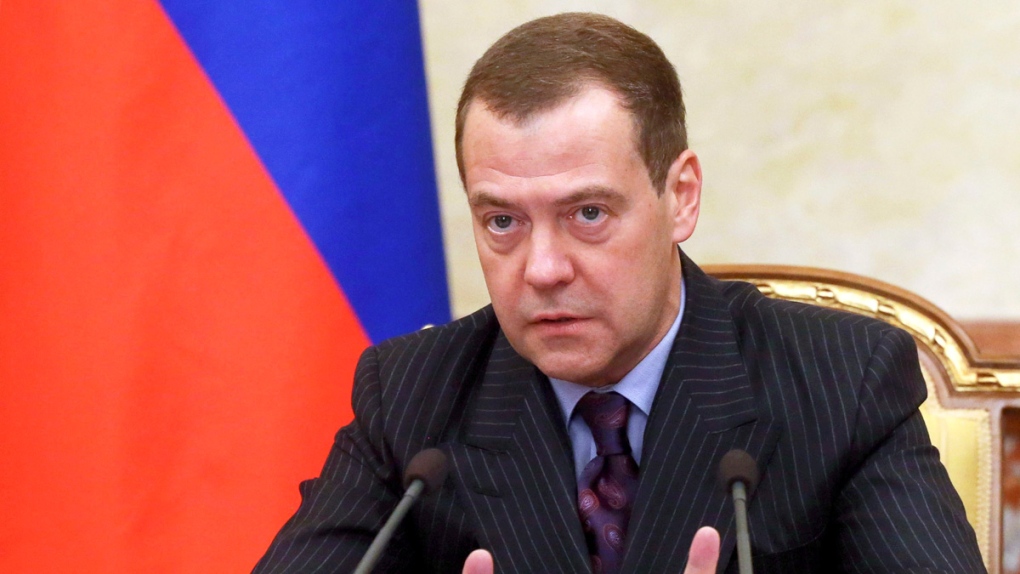 Russian Prime Minister Dmitry Medvedev 