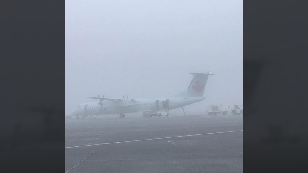 dense fog victoria airport