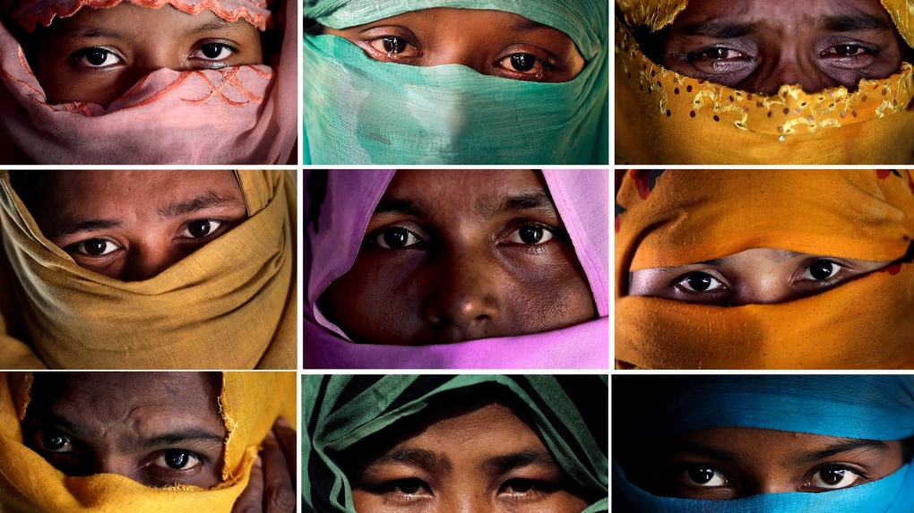 Rohingya Muslim women