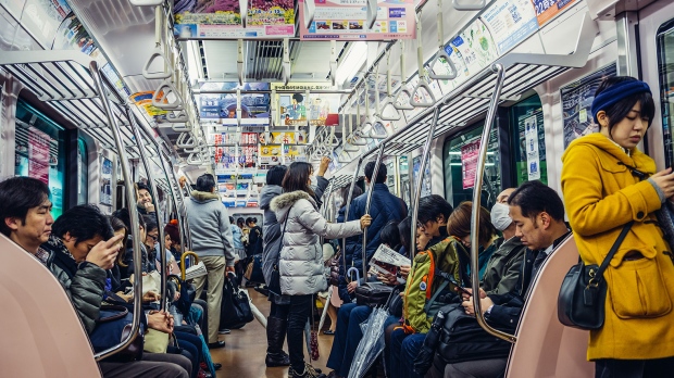 Pregnant woman wants seat on Tokyo metro there's an app