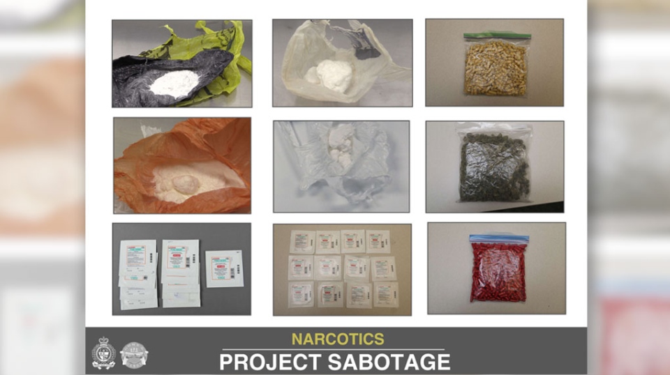 Drugs seized in Project Sabotage