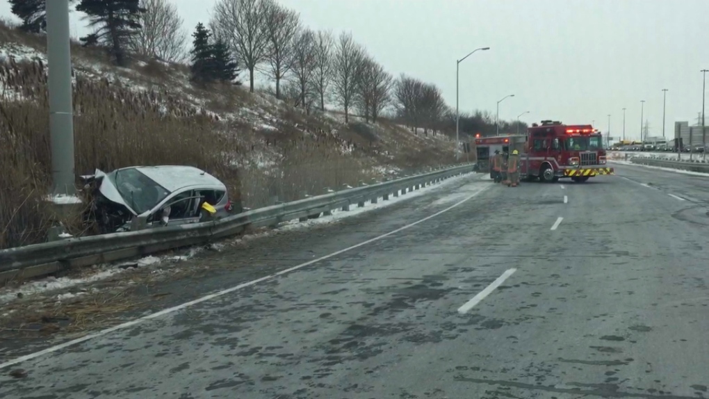 pregnant, child injured, highway 403, crash