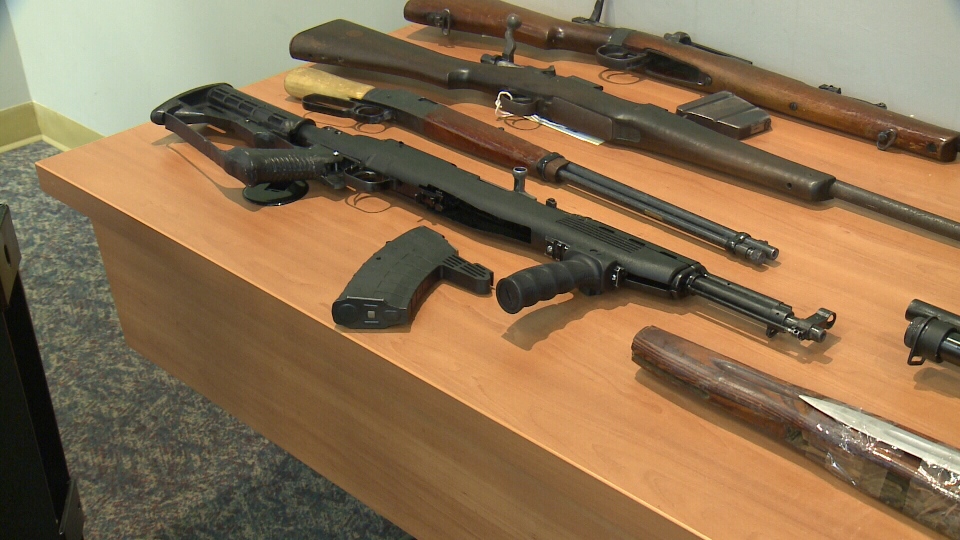 Firearms seized in Project Sabotage
