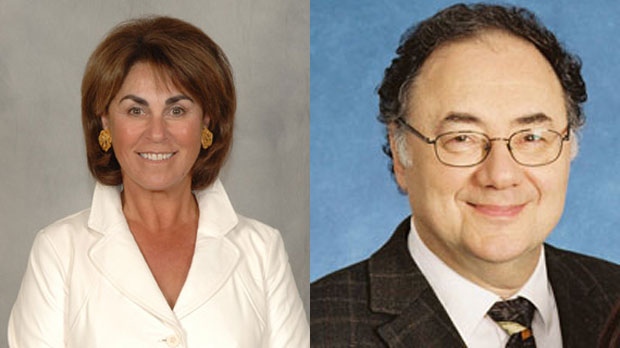 Honey and Barry Sherman are seen in these undated photos. 