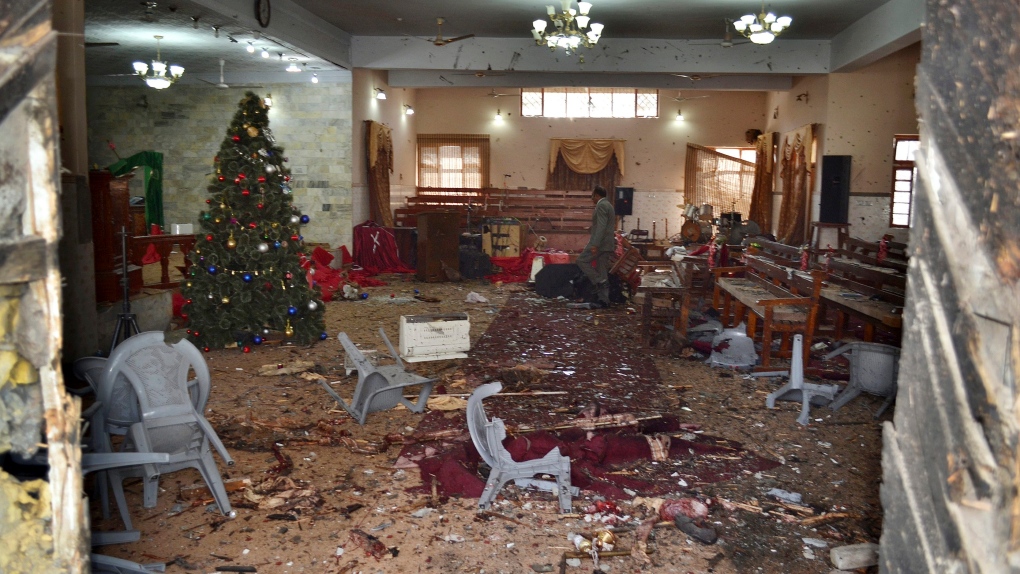 Pakistani church bombed