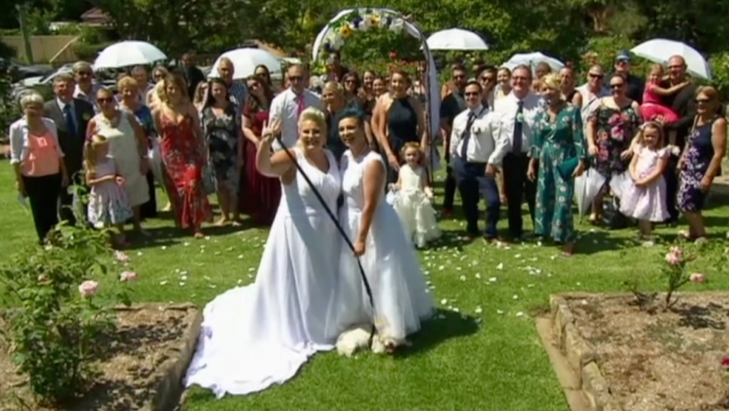 Austrailia same-sex wedding 
