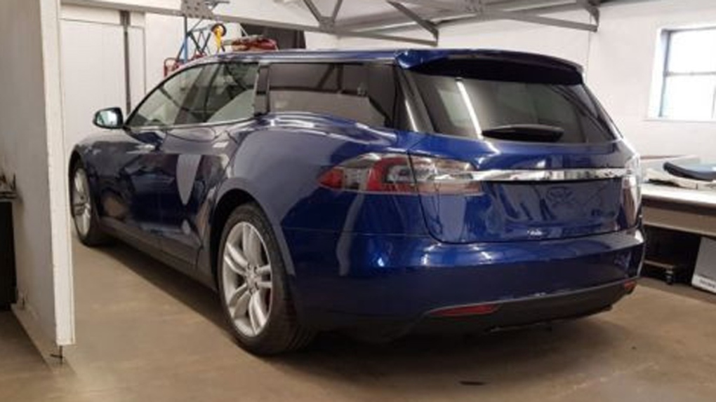Clancy astronomie woonadres British company produces a Tesla Model S estate car conversion | CTV News |  Autos