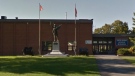 A building that houses the OPP detachment in Morrisburg, Ont. is shown in a StreetView image. (Google)