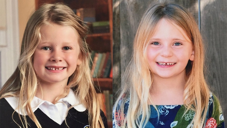 Six-year-old Chloe Berry, left, and four-year old Aubrey Berry are seen in these undated photos. (Handout)