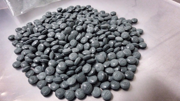 Fentanyl pills are shown in an undated police handout photo. (THE CANADIAN PRESS/HO)