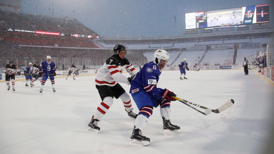 Team USA comes back to beat Canada at outdoor world juniors game