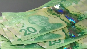 A collection of $20 bills are seen in this file photo. (CTV News)