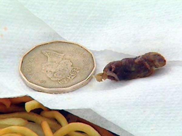 A couple eating at The Sizzling Wok in St. Vital, found a baby rodent in their stir-fry. Saturday, May 9