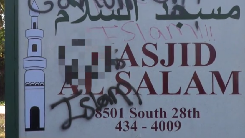 Mosque vandalism
