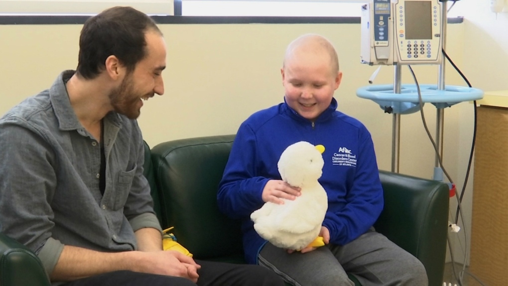 Duck designed to help kids with cancer