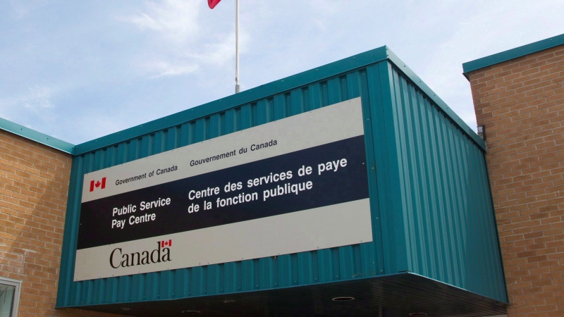 The Public Service Pay Centre is shown in Miramichi, N.B., on Wednesday, July 27, 2016. (THE CANADIAN PRESS/Ron Ward)