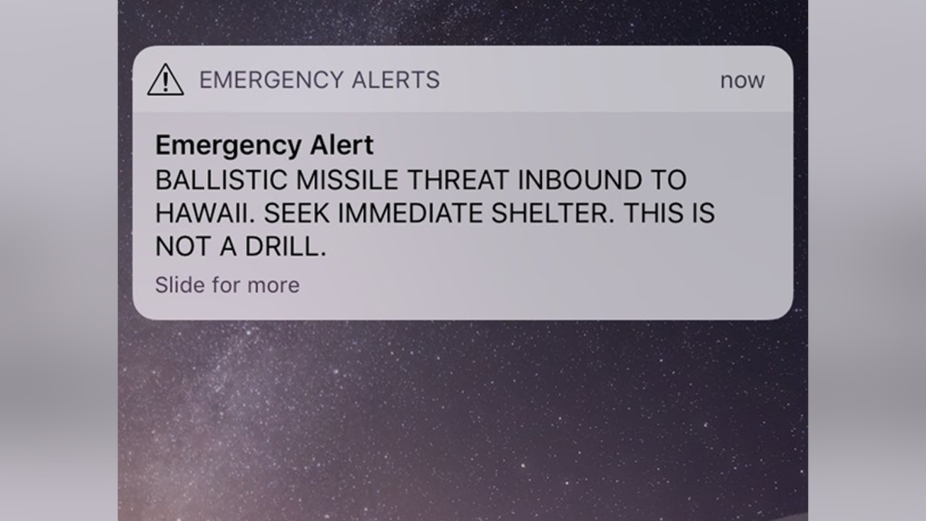 Hawaii alert