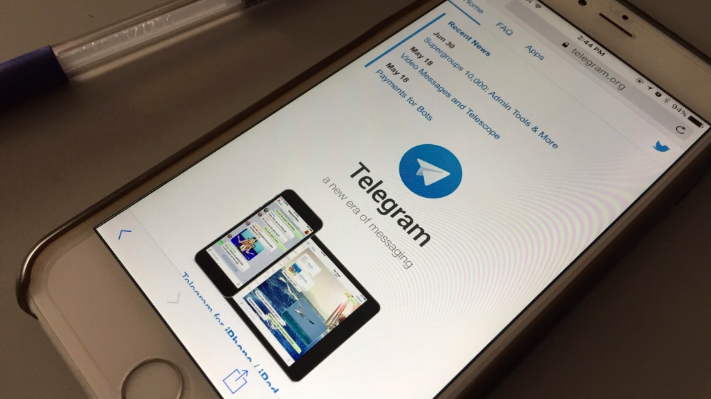 Messaging app Telegram 