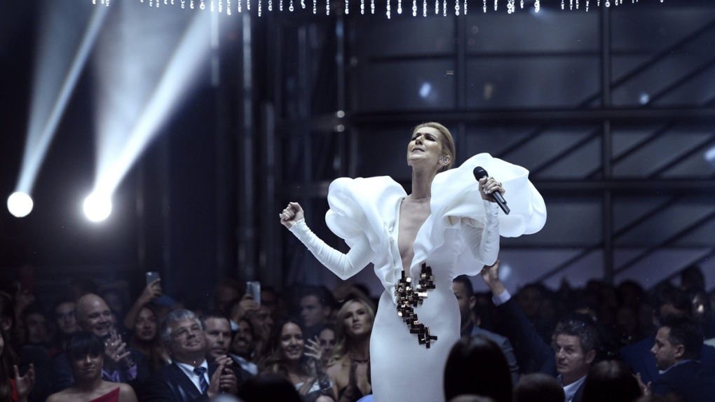 Celine Dion performs 