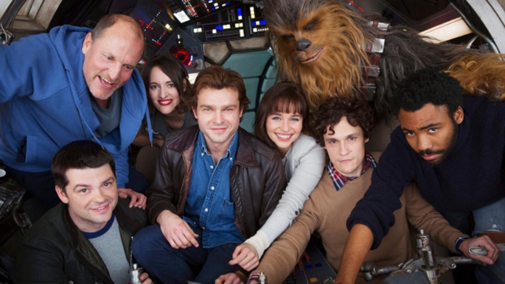 Han Solo 'Star Wars' spin-off cast pose for photo