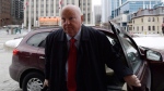 Sen. Mike Duffy, a former member of the Conservative caucus, arrives to court in Ottawa on Tuesday, Feb. 23, 2016. THE CANADIAN PRESS/Sean Kilpatrick
