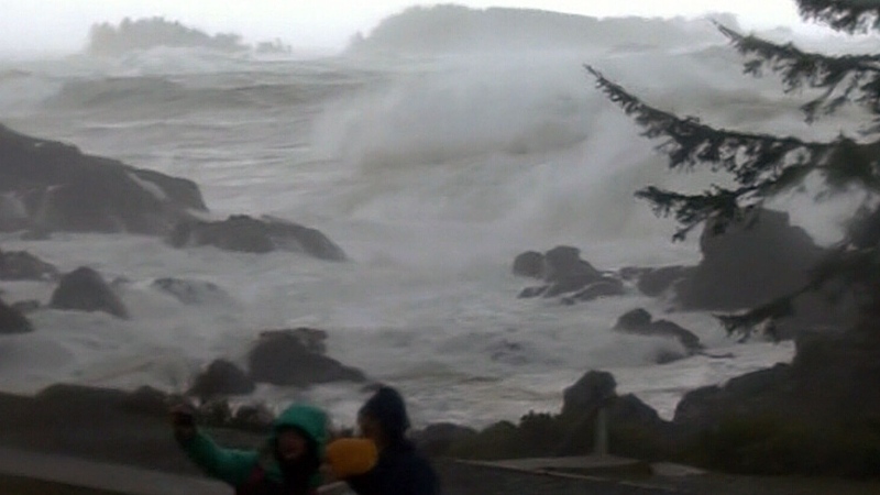 Ucluelet, Tofino hit by largest waves in a decade