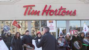 tim hortons protests