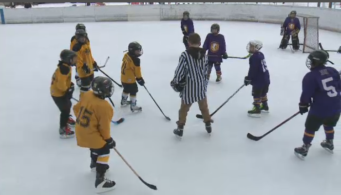 West Carleton Outdoor Hockey League teams play in Constance Bay