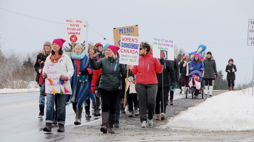 Sandy Cove women's march