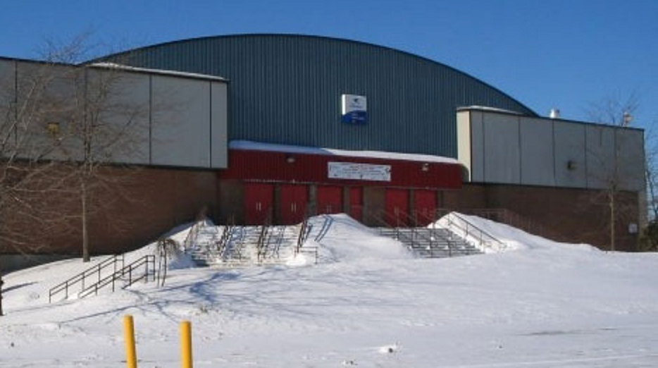 Robert Guertin Arena in winter