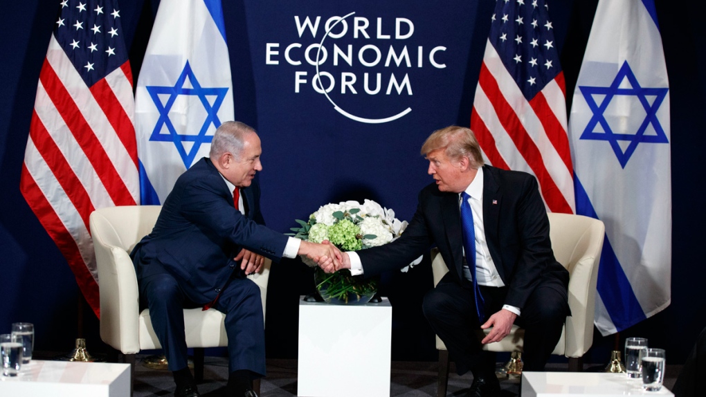 Netanyahu and Donald Trump