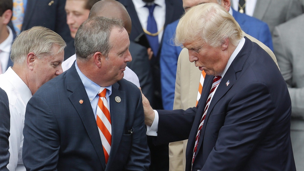 Duncan and Trump at the White House in June, 2017