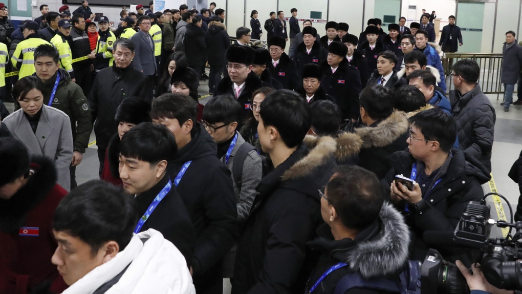 North Korean delegation arrives in South Korea