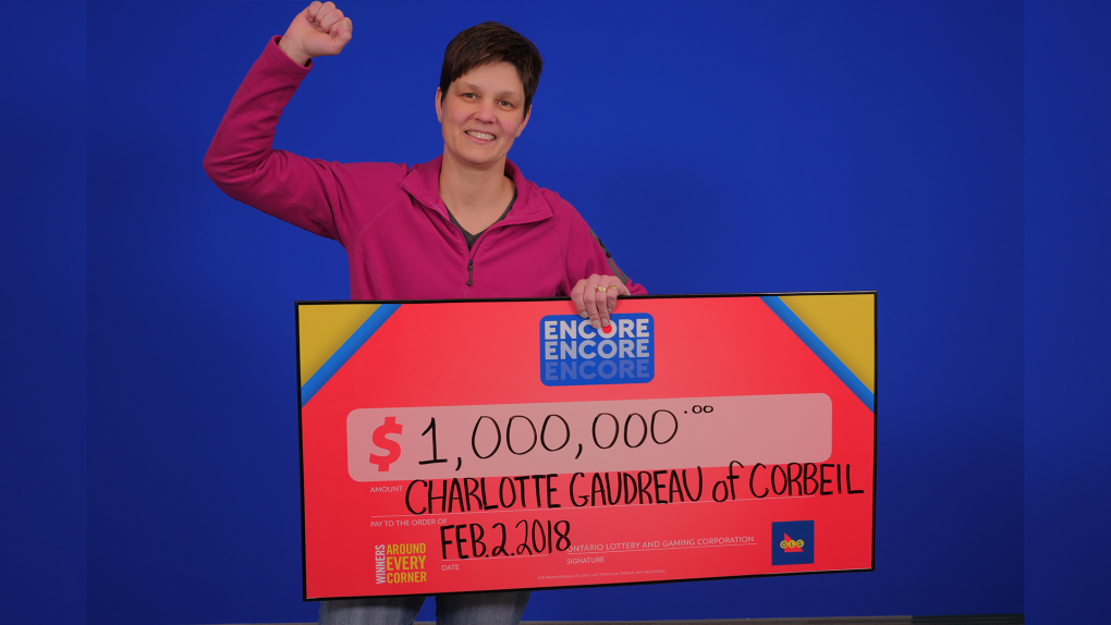 Charlotte Gaudreau of Corbeil wins $1-million