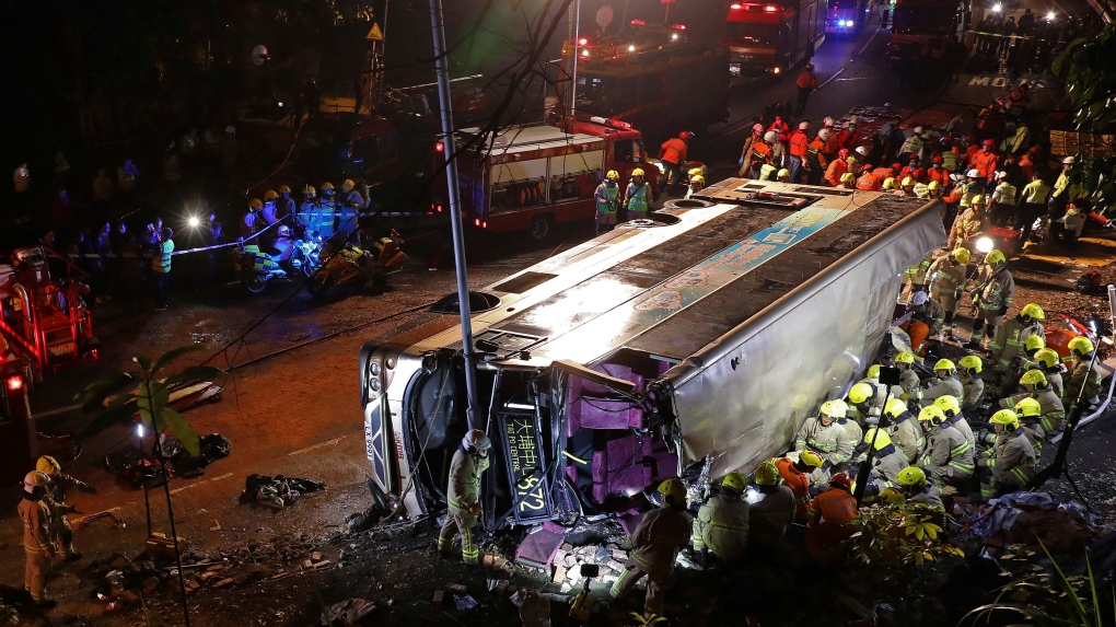 Hong Kong bus crash