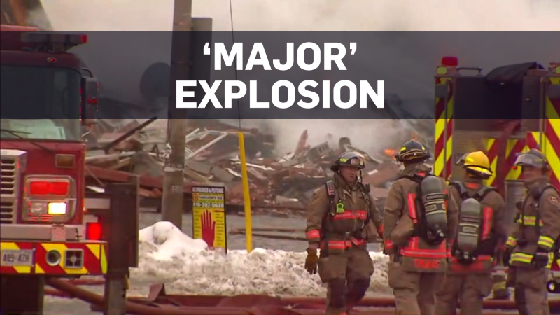 Explosion near Toronto leaves 3 injured 