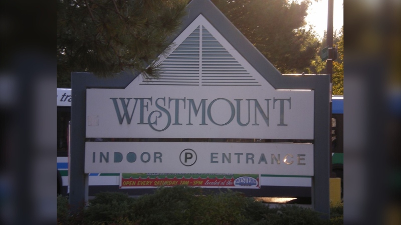 Westmount Mall signage in London, Ont. 