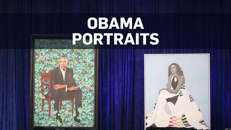 Obamas’ official painted portraits revealed