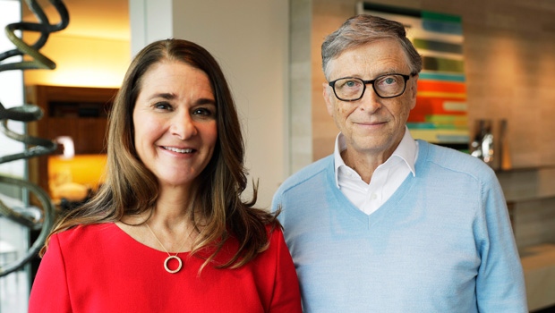 Bill Gates and his wife Melinda 
