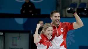 Morris, Lawes golden again in Olympic curling with mixed doubles win