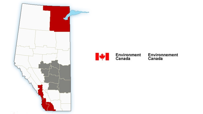 Environment Canada blowing snow